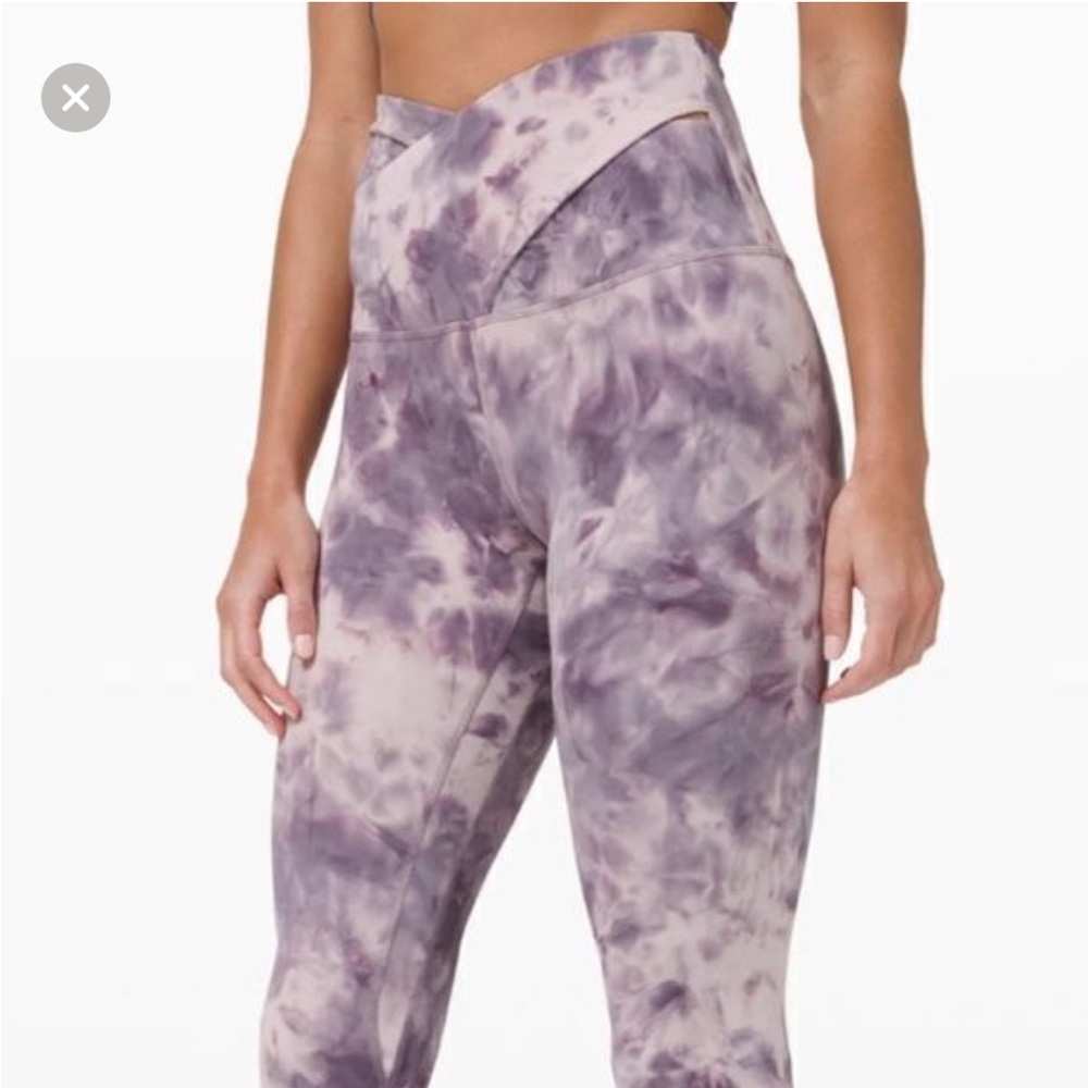 lululemon athletica Purple Tie-Dye Leggings